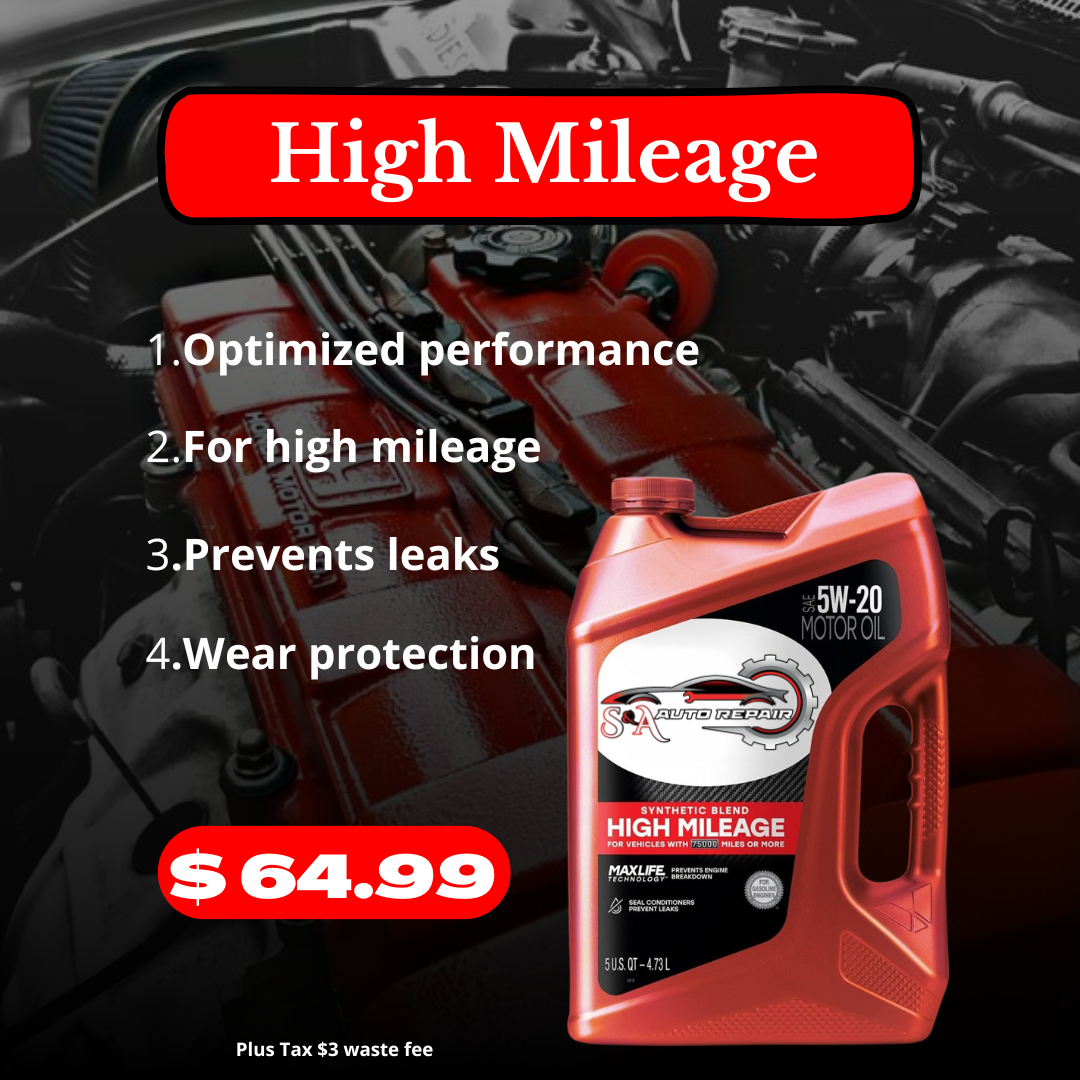 High Mileage Oil Change